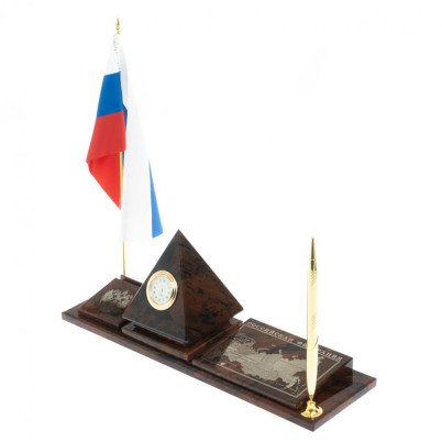 Мини-набор &quot;Карта-пирамида&quot; коричневый обсидиан