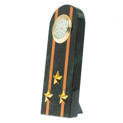 Часы &quot;Погон полковник МЧС&quot; камень змеевик