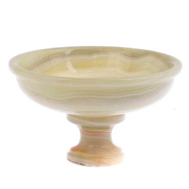 Ваза для фруктов из оникса 15х8,5 см (6)