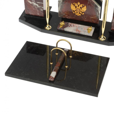 Настольный набор &quot;Герб России&quot; из креноида