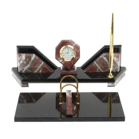 Настольный набор из камня "Эталон" креноид