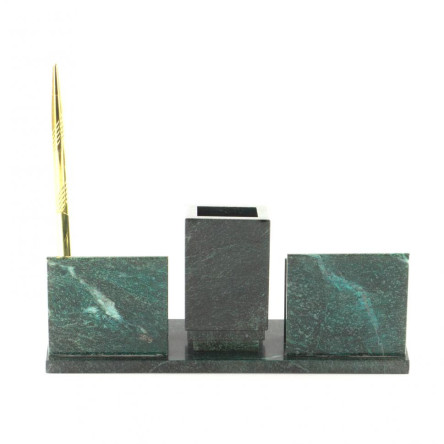 Письменный прибор "Менеджер" из змеевика