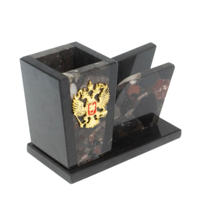 Карандашница из конгломерата 16х7х10 см