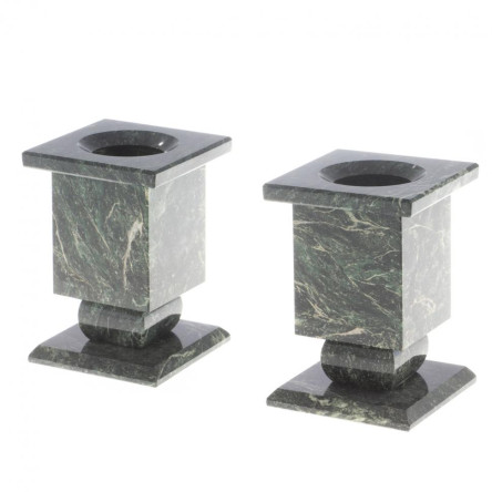 Письменный набор "Герб РФ" камень змеевик