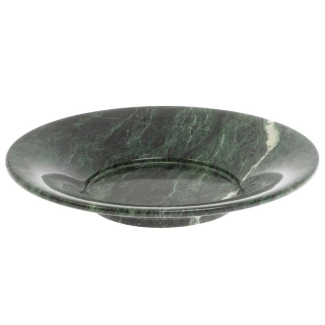 Тарелка для фруктов из змеевика 24,5х24,5х3,5 см