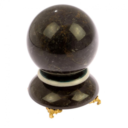 Шар из лабрадорита "Антистресс" 10 см на подставке