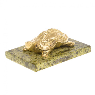 Сувенир из бронзы и змеевика &quot;Черепаха&quot;
