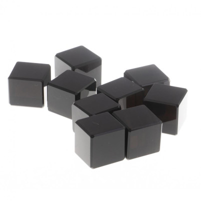 Камни для виски 9 кубиков из черного обсидиана