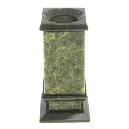 Карандашница настольная из камня змеевик