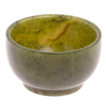 Чашка очоко для саке из нефрита 35 мл 4,8х4,8х3 см