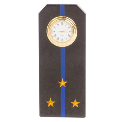 Часы "Погон старший лейтенант Авиации ВМФ" из змеевика