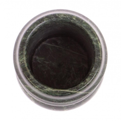 Карандашница круглая из змеевика