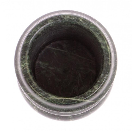 Карандашница круглая из змеевика