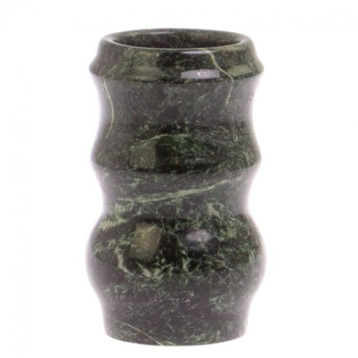 Карандашница круглая из змеевика