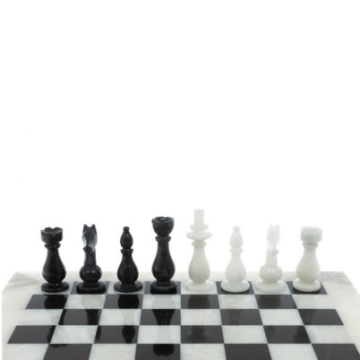 Шахматы &quot;Люкс&quot; из мрамора доска 30х30 см