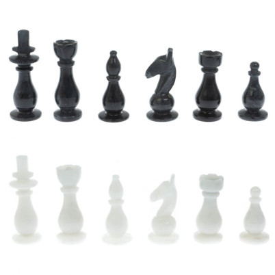 Шахматы &quot;Люкс&quot; из мрамора доска 30х30 см