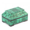 Подарочный ларец "Желание" камень малахит 13х9х6,5 см