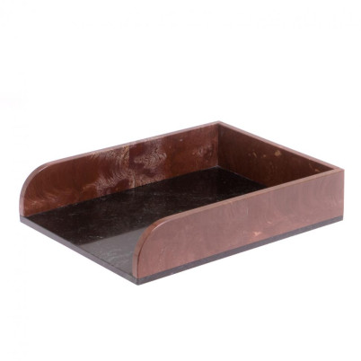 Лоток для бумаг А4 камень лемезит