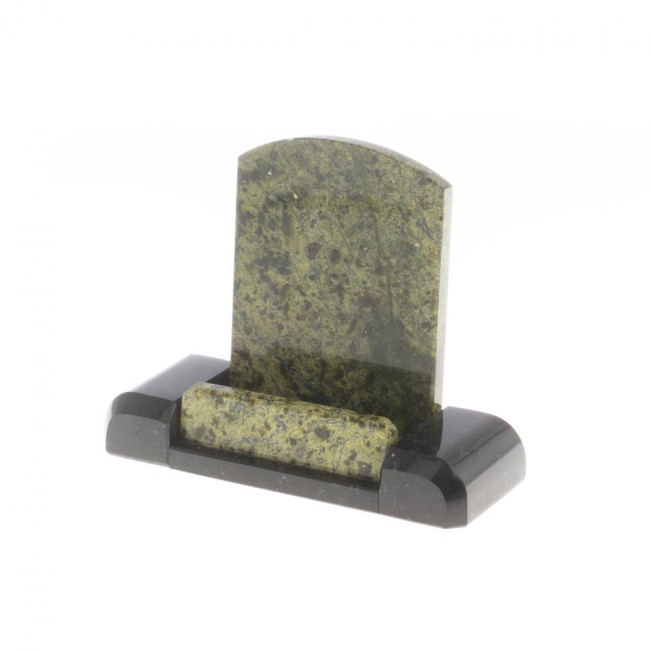 Письменный набор "Герб России" змеевик бронза