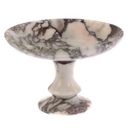 Фруктовница из саянского мрамора 24,5х16 см