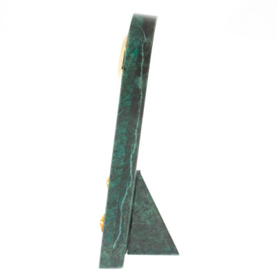 Часы-погон "Старший лейтенант МЮ" камень змеевик