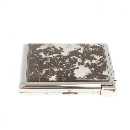 Портсигар на 20 сигарет с зажигалкой камень флогопит