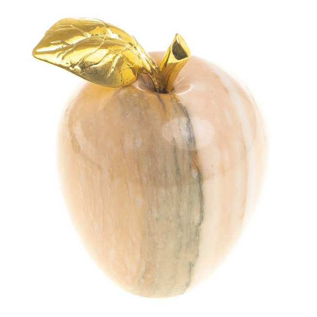 Сувенир "Яблоко" среднее камень мрамор 5,5х7 см