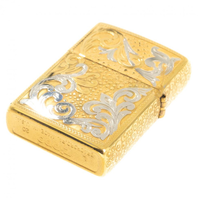 Зажигалка Zippo с гравировкой "Герб РФ" Златоуст