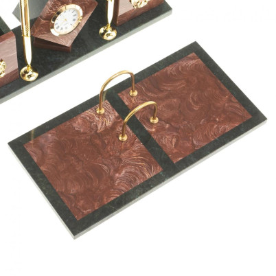 Настольный набор &quot;Куб&quot; из лемезита