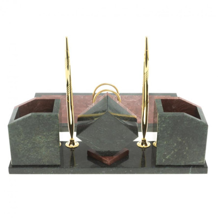 Настольный набор "Куб" из лемезита