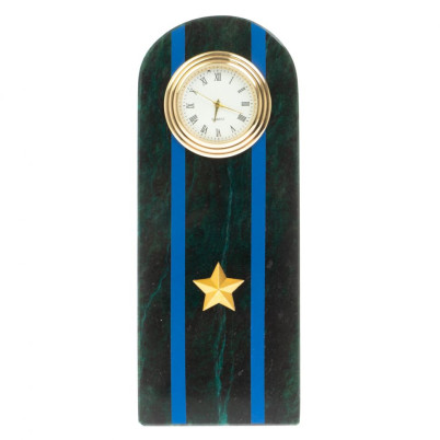 Часы-погон "Майор МЮ" камень змеевик