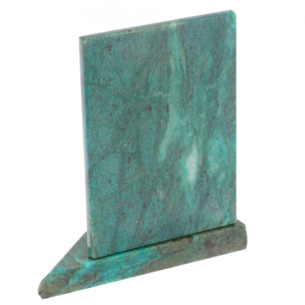 Икона с подсвечником Семистрельная малая из змеевика 9,5х9,5х10 см