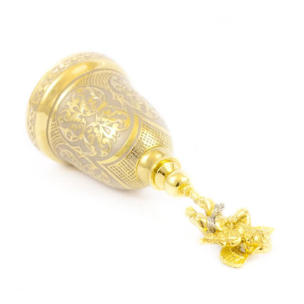 Колокольчик металлический "Ангел со скрипкой" в подарочной упаковке Златоуст