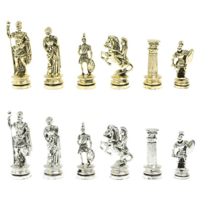 Шахматы &quot;Древний Рим&quot; доска 44х44 см из змеевика