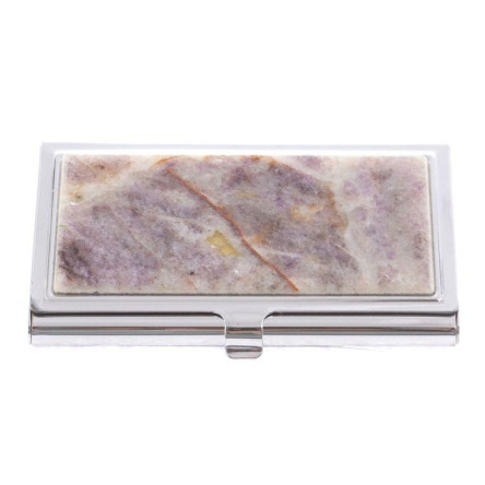 Карманная визитница из флюорита