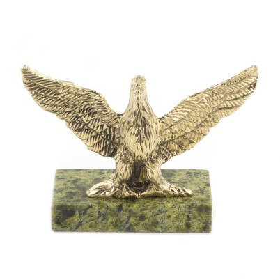 Статуэтка из бронзы и змеевика &quot;Орел&quot;