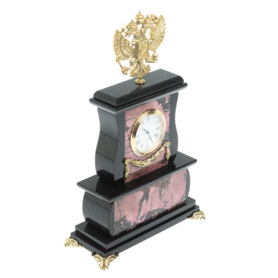 Часы &quot;Герб&quot; камень родонит