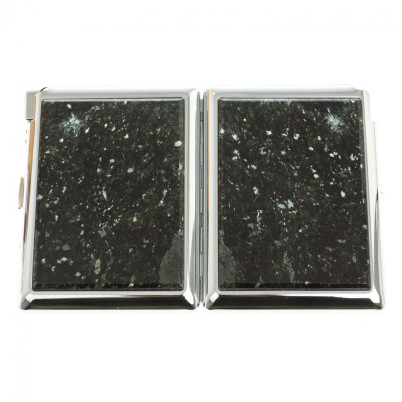 Портсигар на 20 сигарет с зажигалкой камень мусковит