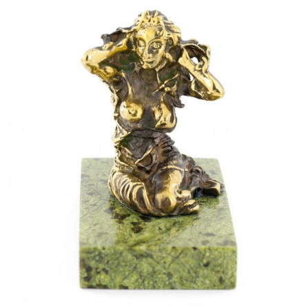 Сувенир статуэтка знак зодиака "Дева" из бронзы и камня