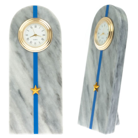 Часы-погон "Младший лейтенант МЮ" камень мрамор