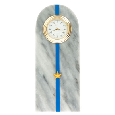 Часы-погон "Младший лейтенант МЮ" камень мрамор