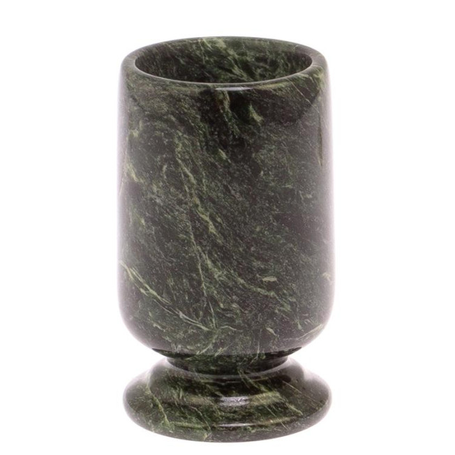 Карандашница из змеевика 6,5х6,5х11,5 см