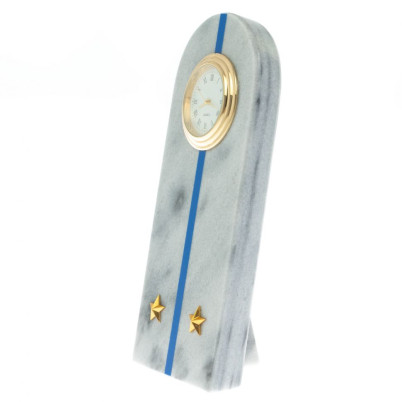 Часы-погон "Лейтенант МЮ" камень мрамор