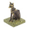 Статуэтка карандашница "Кошка сфинкс" бронза