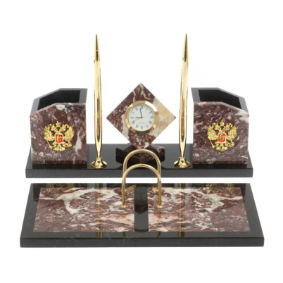 Письменный набор &quot;Куб&quot; из креноида