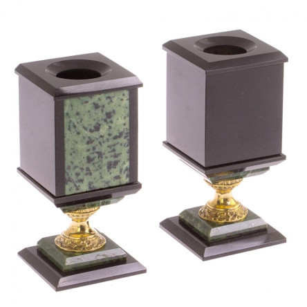 Письменный прибор "Кариатида" из нефрита