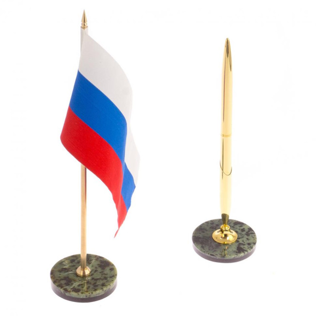 Письменный прибор &quot;Кариатида&quot; из нефрита