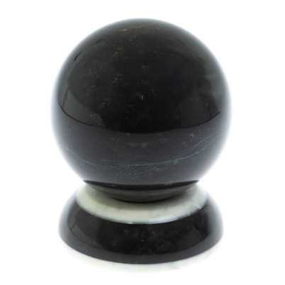 Шар &quot;Антистресс&quot; 10,5 см из черного змеевика 10,5х10,5х13,5 см