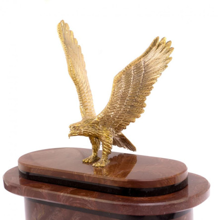 Часы "Горный орел" бронза лемезит