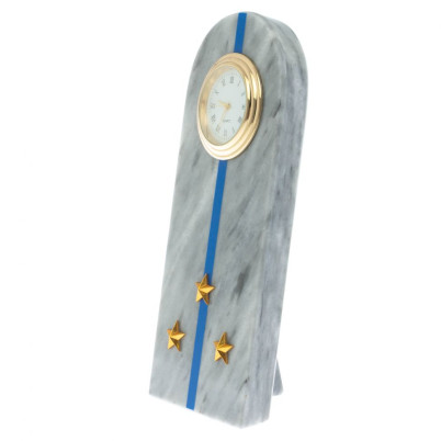 Часы-погон "Старший лейтенант МЮ" камень мрамор